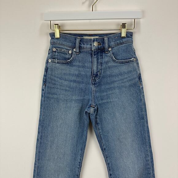 NEW Madewell The Petite 90s Straight Jean Rondell Wash Crease Relaxed US 23 P - Picture 7 of 16